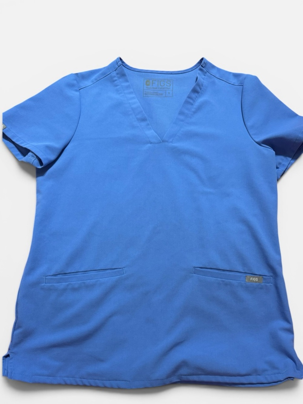 NWOT Women’s Figs Yola Skinny Scrub Set, Ceil Blue, Small & Small Tall - Picture 2 of 7